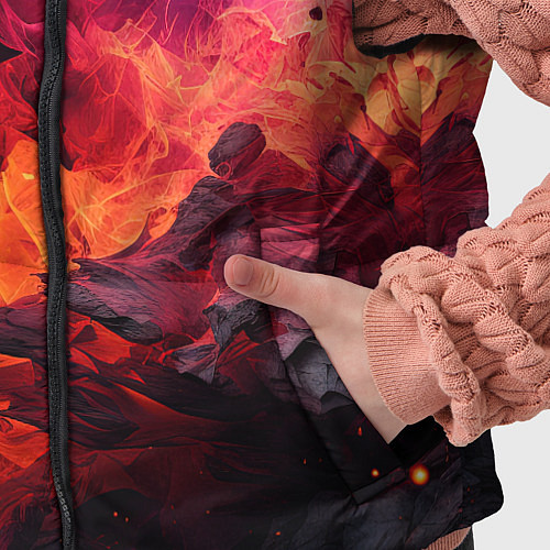 Детский жилет Яркий абстрактный путь / 3D-Черный – фото 5