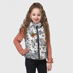 Детский жилет Герои 3 Карта Башни, цвет: 3D-черный — фото 2