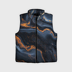 Детский жилет Лакшери текстура с узорами, цвет: 3D-светло-серый