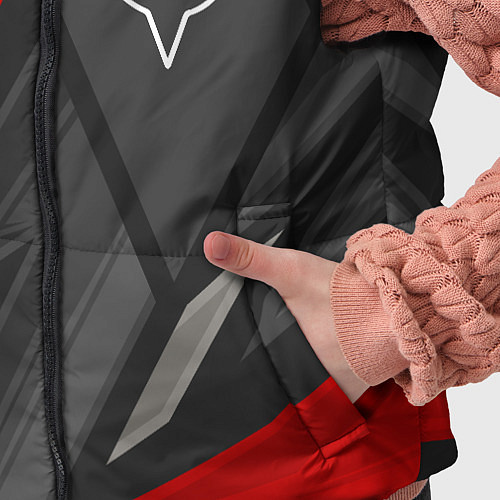 Детский жилет Evangelion red lines / 3D-Черный – фото 5