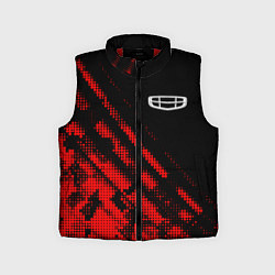 Детский жилет Geely sport grunge, цвет: 3D-красный