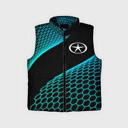 Детский жилет JAC electro hexagon, цвет: 3D-черный