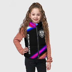 Детский жилет Leeds United speed game lights, цвет: 3D-черный — фото 2