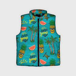 Детский жилет Enjoy summer pattern - pineapple