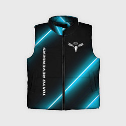 Детский жилет Tokyo Revengers неоновые лампы, цвет: 3D-черный