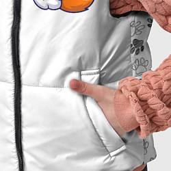 Детский жилет Милый кот сидит улыбается с любовью, цвет: 3D-светло-серый — фото 2