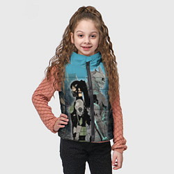 Детский жилет Хибино и Аширо -Кайдзю номер 8, цвет: 3D-красный — фото 2