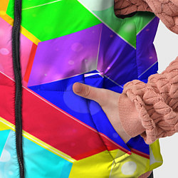 Детский жилет Цветные столбы, цвет: 3D-светло-серый — фото 2