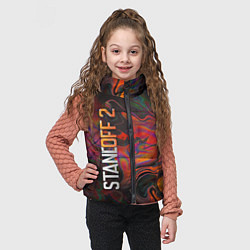 Детский жилет Standoff 2 - Oil Sheen pattern, цвет: 3D-черный — фото 2
