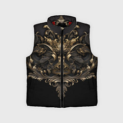 Детский жилет Объемные старые классические узоры, цвет: 3D-красный