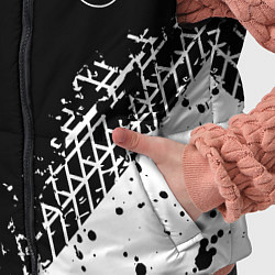 Детский жилет БМВ: следы от шин, цвет: 3D-черный — фото 2