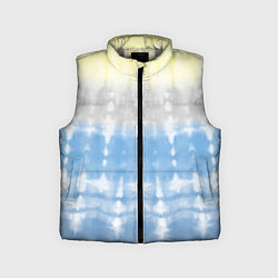 Детский жилет Color stripes: tie-dye, цвет: 3D-светло-серый