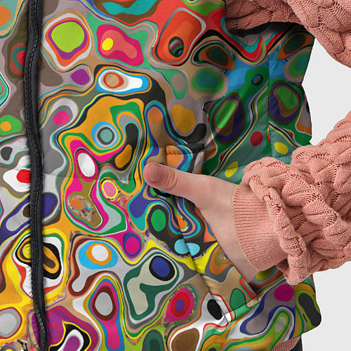 Детский жилет Абстрактные пятна / 3D-Черный – фото 5