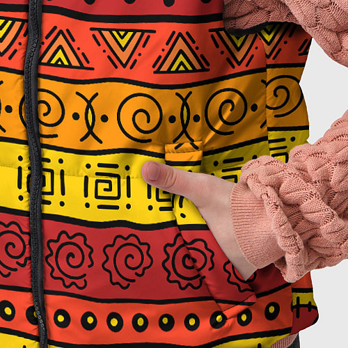 Детский жилет Африканские этнический орнамент / 3D-Черный – фото 5