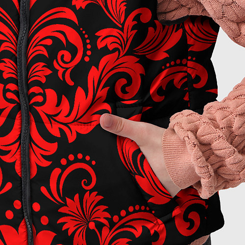 Детский жилет Дамаск узор / 3D-Черный – фото 5