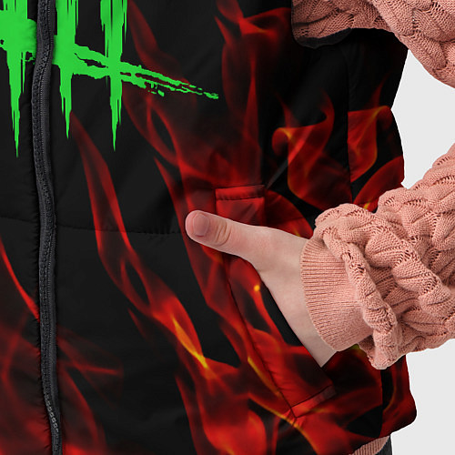 Детский жилет Dead by daylight fire steel / 3D-Красный – фото 5