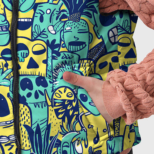 Детский жилет Монстры тропические / 3D-Черный – фото 5