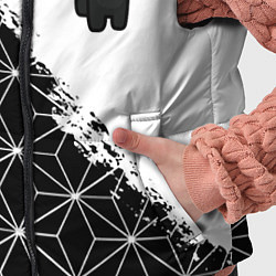 Детский жилет Among us mobile game retro, цвет: 3D-черный — фото 2