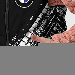 Детский жилет BMW : автомобильные текстуры шин, цвет: 3D-светло-серый — фото 2