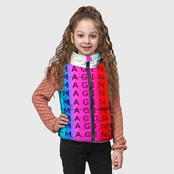 Детский жилет Imagine Dragons neon rock, цвет: 3D-светло-серый — фото 2