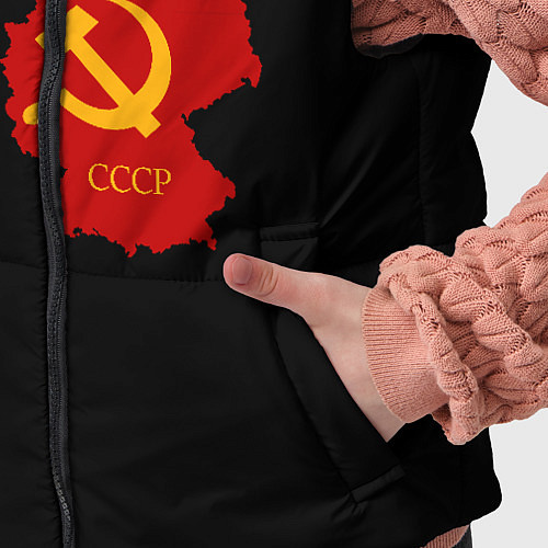 Детский жилет СССР геометрия прошлого / 3D-Черный – фото 5