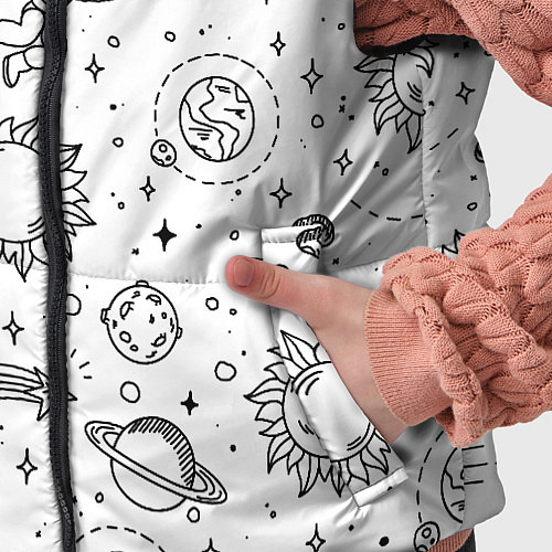 Детский жилет Космически / 3D-Черный – фото 5