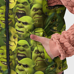 Детский жилет Шрек - паттерн, цвет: 3D-черный — фото 2