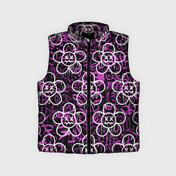 Детский жилет Узор граффити, цвет: 3D-светло-серый