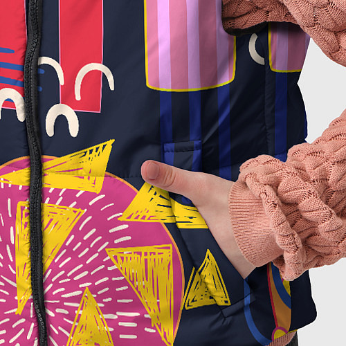 Детский жилет Ширли мырли / 3D-Светло-серый – фото 5