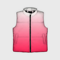 Детский жилет Розовый градиент, цвет: 3D-черный