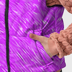 Детский жилет Фиолетово-белые мазки, цвет: 3D-красный — фото 2