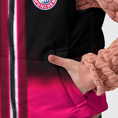 Детский жилет Бавария Мюнхен текстура / 3D-Светло-серый – фото 5