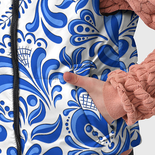 Детский жилет Русская гжель / 3D-Черный – фото 5