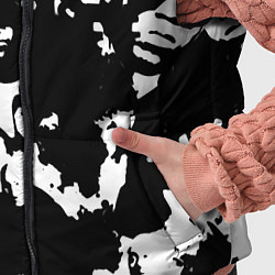 Детский жилет Все рэперы черно белый, цвет: 3D-красный — фото 2