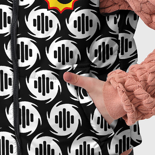 Детский жилет Serious Sam logo pattern / 3D-Красный – фото 5