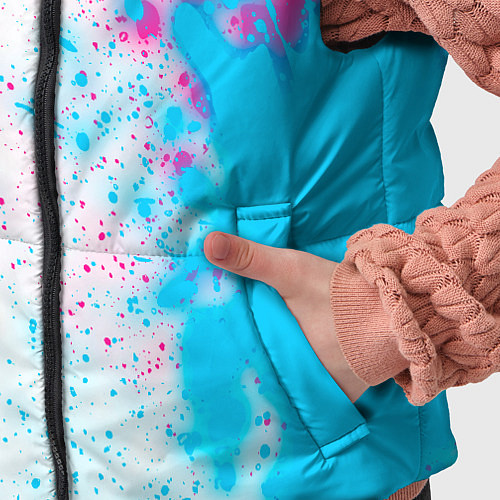 Детский жилет Deadlock neon gradient style по-вертикали / 3D-Черный – фото 5