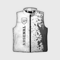 Детский жилет Arsenal - white gradient по-вертикали