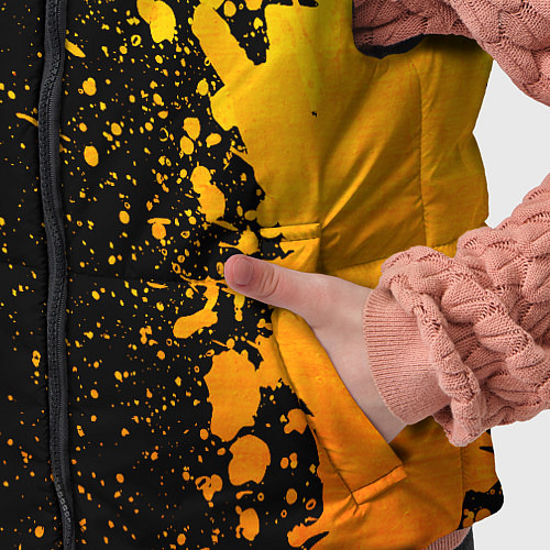 Детский жилет Deadlock - gold gradient по-вертикали / 3D-Черный – фото 5