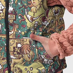 Детский жилет Монстры и девушки, цвет: 3D-красный — фото 2