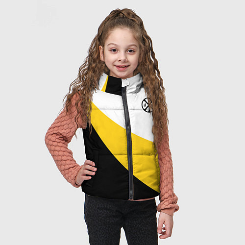 Детский жилет Сокрушу пред ним врагов ег малая черная хризма Ник / 3D-Светло-серый – фото 3