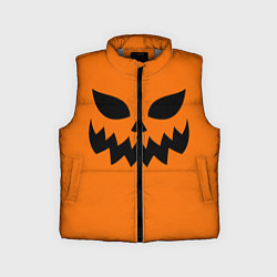 Детский жилет Злая тыква верх, цвет: 3D-светло-серый
