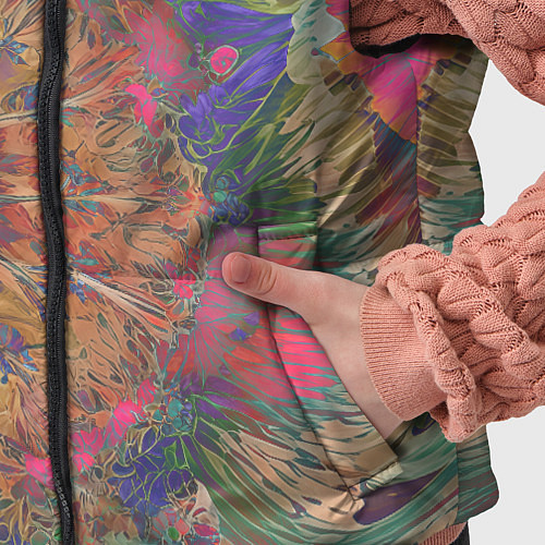 Детский жилет Калейдоскоп красок / 3D-Светло-серый – фото 5