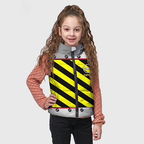 Детский жилет Opel линии / 3D-Красный – фото 3
