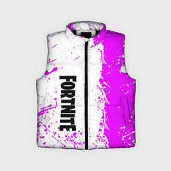 Детский жилет Fortnite pink color