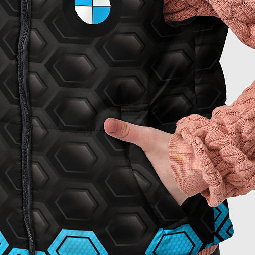 Детский жилет BMW carbon auto / 3D-Красный – фото 5