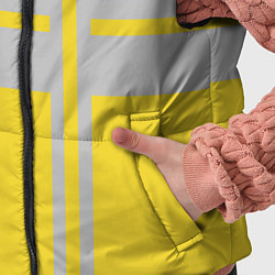 Детский жилет Полосы цвета, цвет: 3D-светло-серый — фото 2