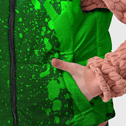 Детский жилет Ajax - green gradient по-вертикали, цвет: 3D-черный — фото 2