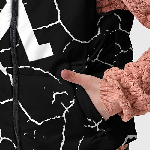 Детский жилет Half life pattern краски / 3D-Черный – фото 5