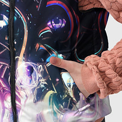 Детский жилет Фрактальный узор текстура, цвет: 3D-черный — фото 2