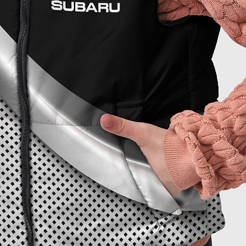Детский жилет Subaru metal steel / 3D-Черный – фото 5